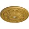 Ekena Millwork Flagstone Ceiling Medallion (Canopies up to 3 7/8"), 30"OD x 3 7/8"ID x 3 1/4"P, Iridescent Gold CM30FLIGS - alternate 2